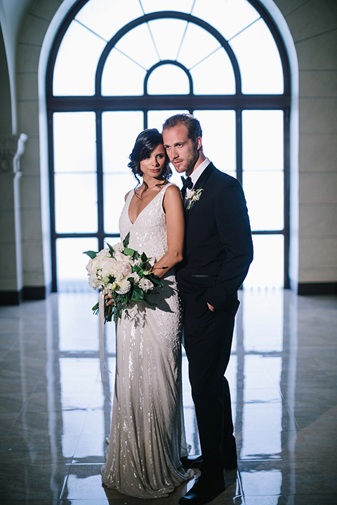 Los-angeles-wedding-at-the-majestic-bride-and-groom-hugging-smiling