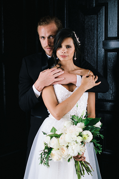 Los-angeles-wedding-at-the-majestic-bride-and-groom-standing-hugging