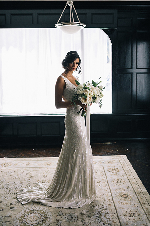 Los-angeles-wedding-at-the-majestic-bride-holding-bouquet