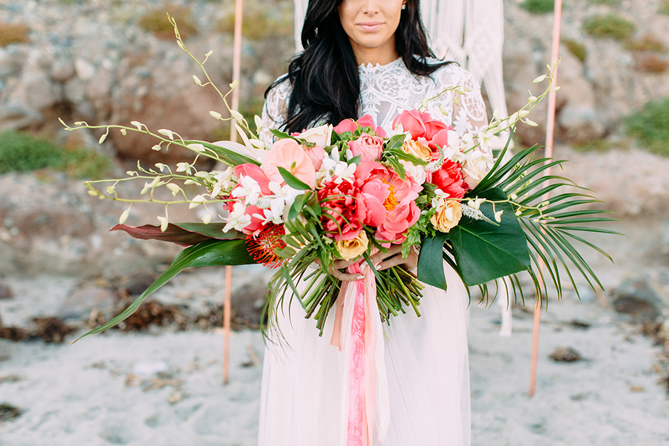 Orange-county-beach-wedding-in-dana-point-bride-holding-bouquet-close-up