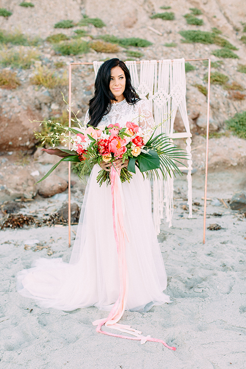 Beach Bohemian  Elopement Wedding  Stitch Tie Stitch Tie