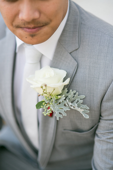 Northern-california-wedding-shoot-at-fitz-place-groom-heather-grey-suit-close-up