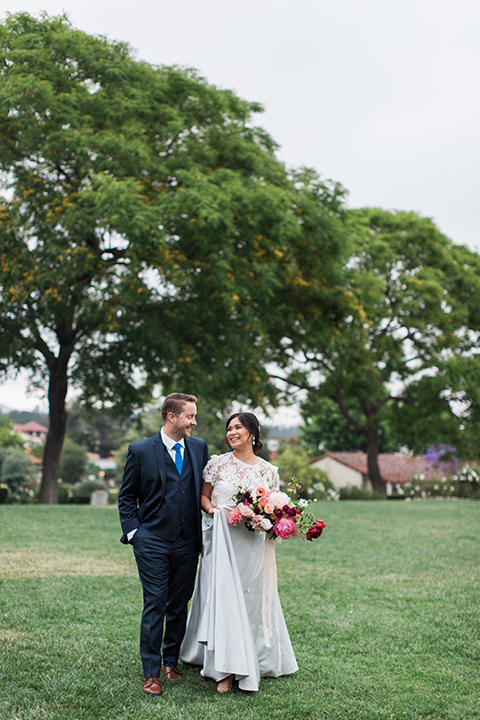 San-diego-outdoor-wedding-at-the-inn-at-rancho-santa-fe-bride-and-groom-holding-hands