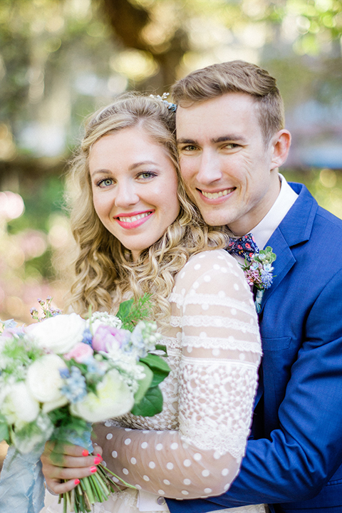 South-carolina-summer-outdoor-wedding-at-the-wickliffe-house-bride-and-groom-standing-hugging-close-up