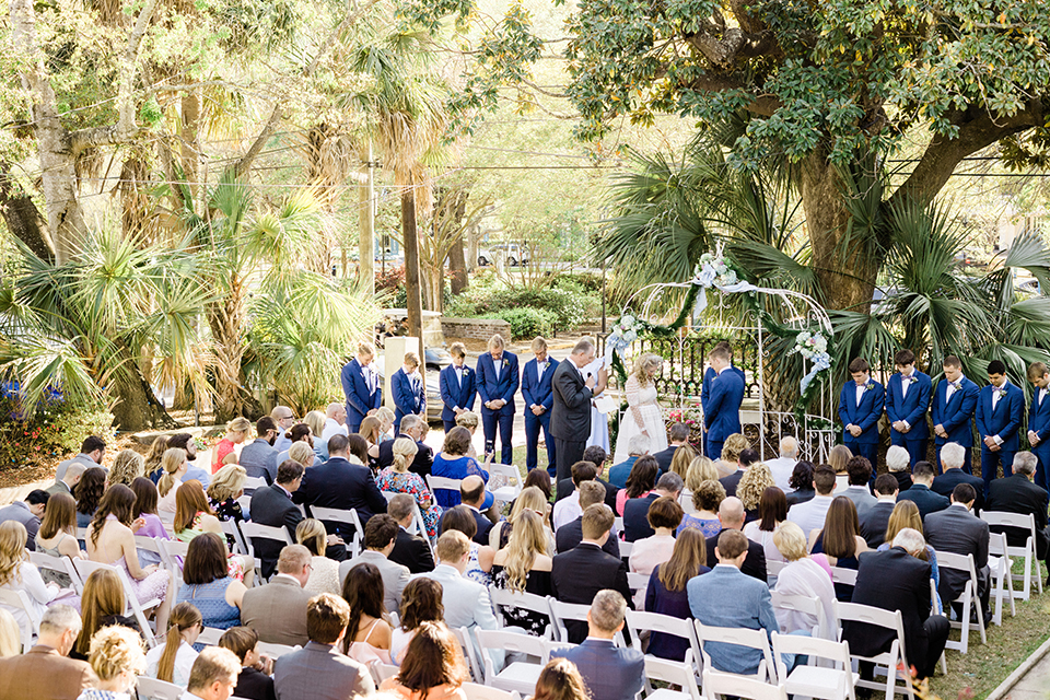 South-carolina-summer-outdoor-wedding-at-the-wickliffe-house-ceremony-far-away-view