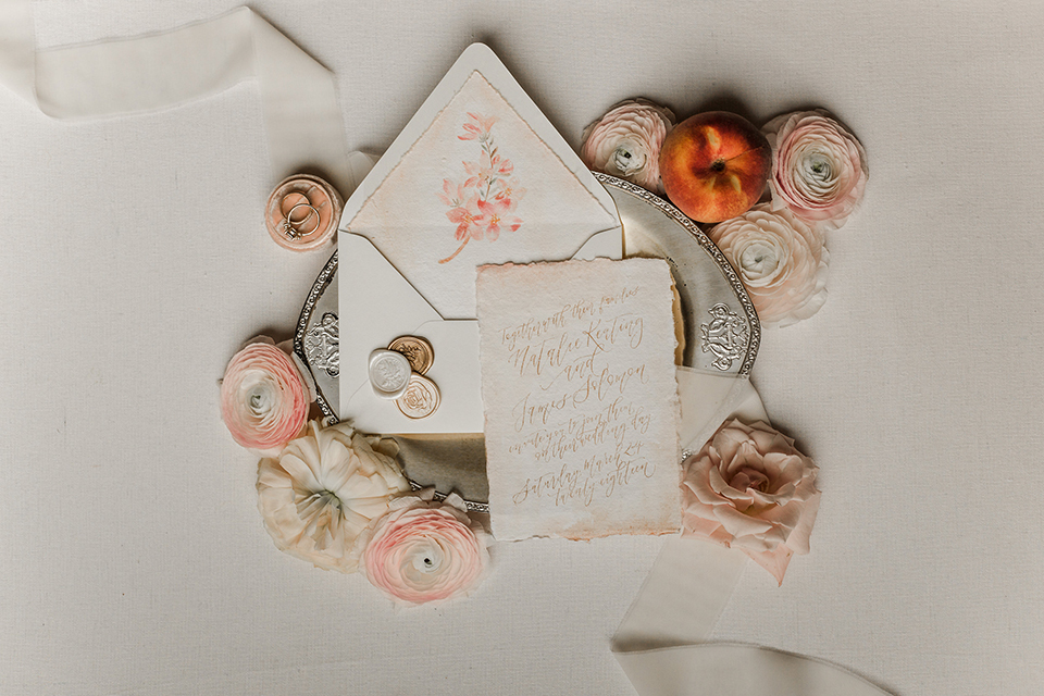 Texas-peaches-and-cream-wedding-shoot-at-carola-horse-ranch-wedding-invitations