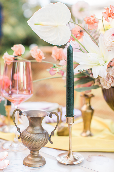 Los-angeles-garden-wedding-at-retreat-malibu-table-set-up-with-candle-decor