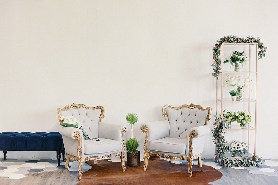 Same-sex-industrial-wedding-at-the-1912-vintage-chairs-set-up