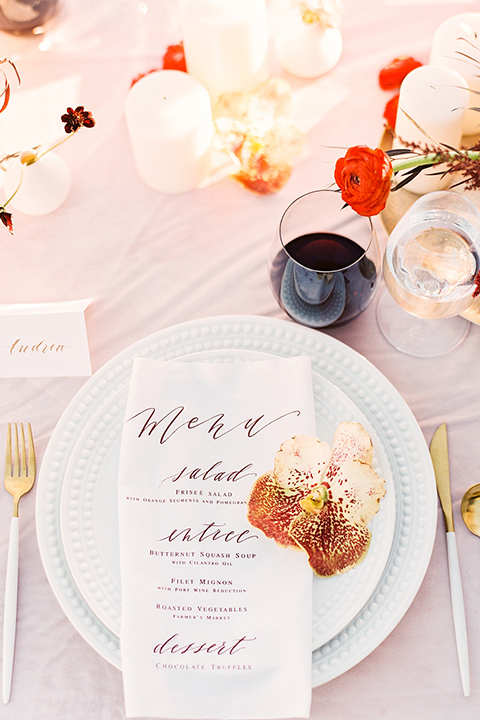 Malibu-rocky-oaks-valentines-day-wedding-shoot-table-set-up-with-place-settings