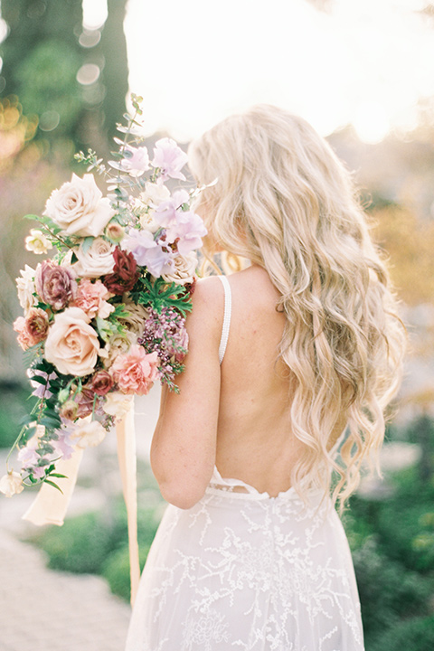 Artist-and-his-muse-shoot-bride-with-flowers