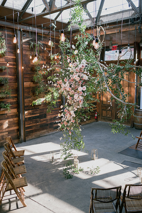 Brooklyn-Shoot-ceremony-archway-with-cherry-blossom-decor