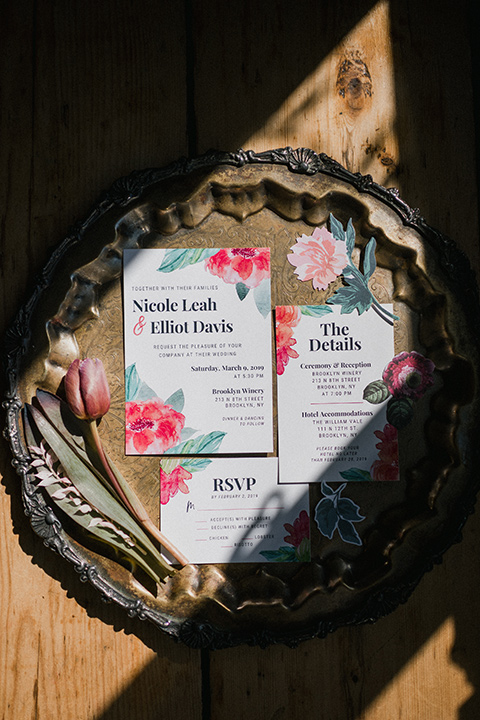 Brooklyn-Shoot-invitations-with-a-floral-design