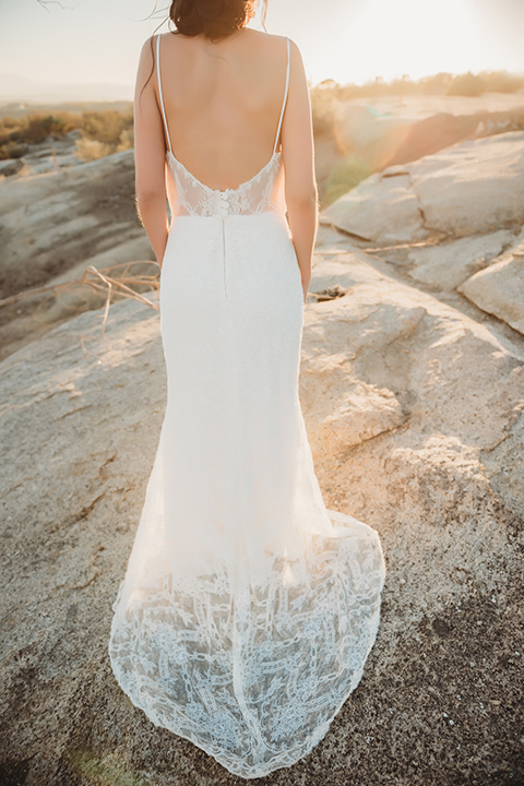 Moonflower-Ranch-Shoot-back-of-bridal-gown-with-lace-detailing-and-straps