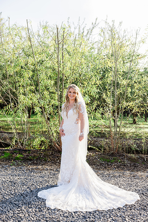  romantic blue and red wedding in a barn 