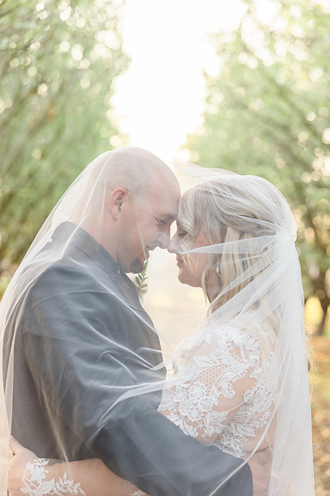  romantic blue and red wedding in a barn 