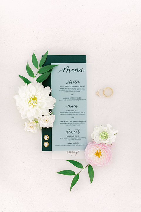  a coastal beach theme with a blush and beige wedding color scheme – invitation 