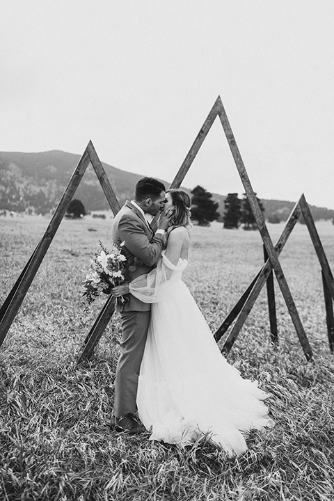  couple exchanging vows in a colorado meadow 